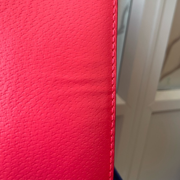 Kate Spade Wellesley Flamingo Pink Leather Tote Bag *shoulder strap missing* - Picture 14 of 14